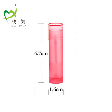 4.2G 0.15 oz Tubo de lápiz labial de plástico para viajar